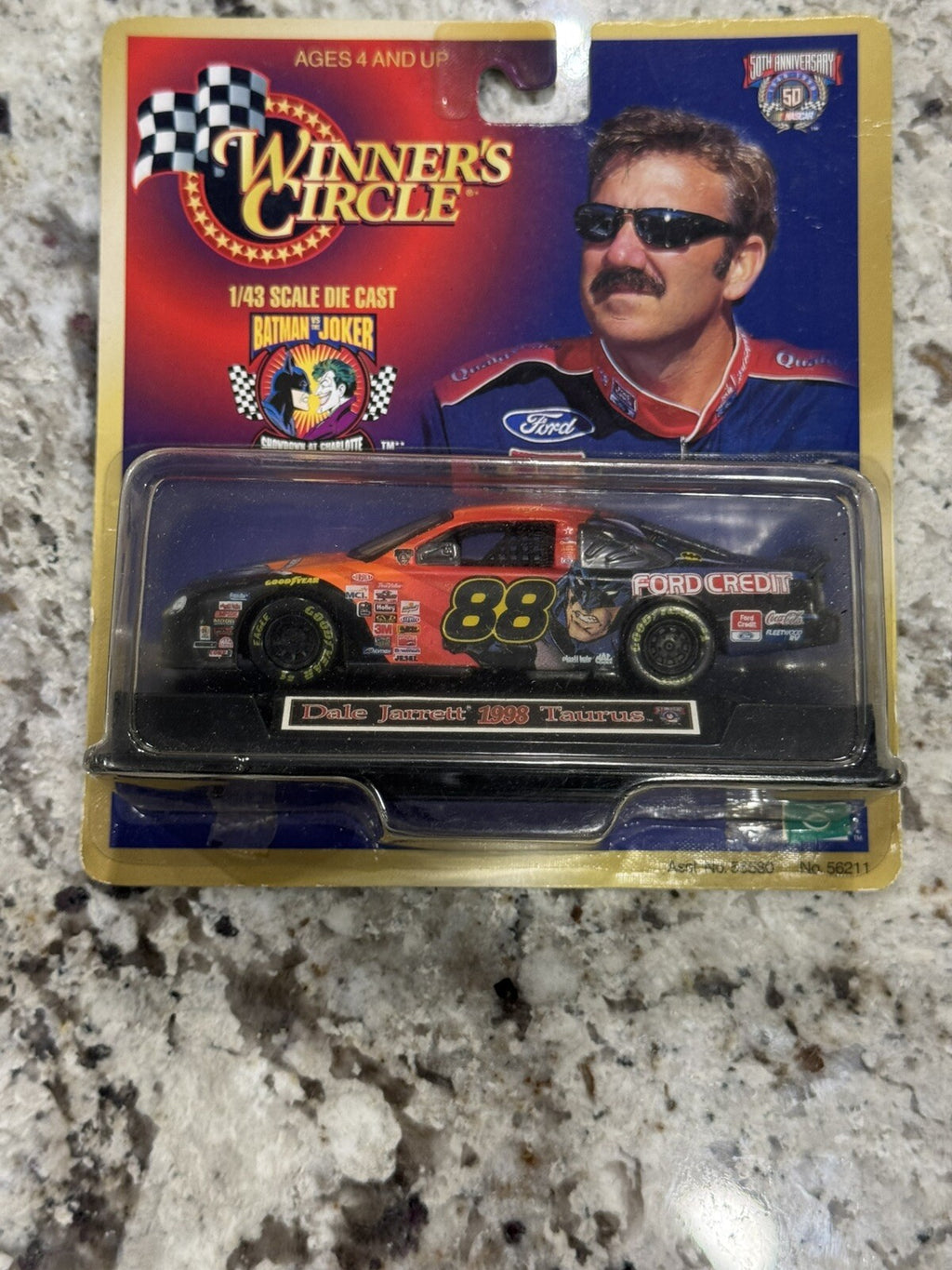 Winners Circle Dale Jarrett Batman vs Joker Ford Taurus 1:43 Scale New In Box