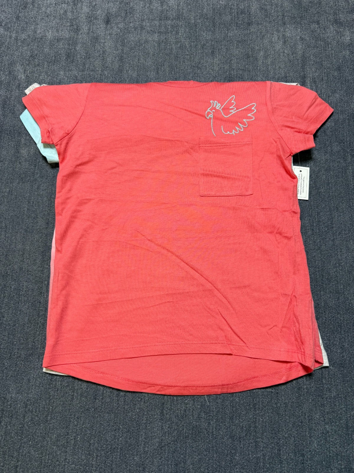 NWT Member's Mark My Favorite Active Tees Girls 7/8 Multicolor Hipster - 3-Pack