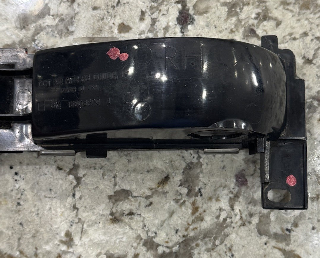 1988-1996 C4 Corvette Rear Bumper Side Marker Light Passenger Side RIGHT OEM GM