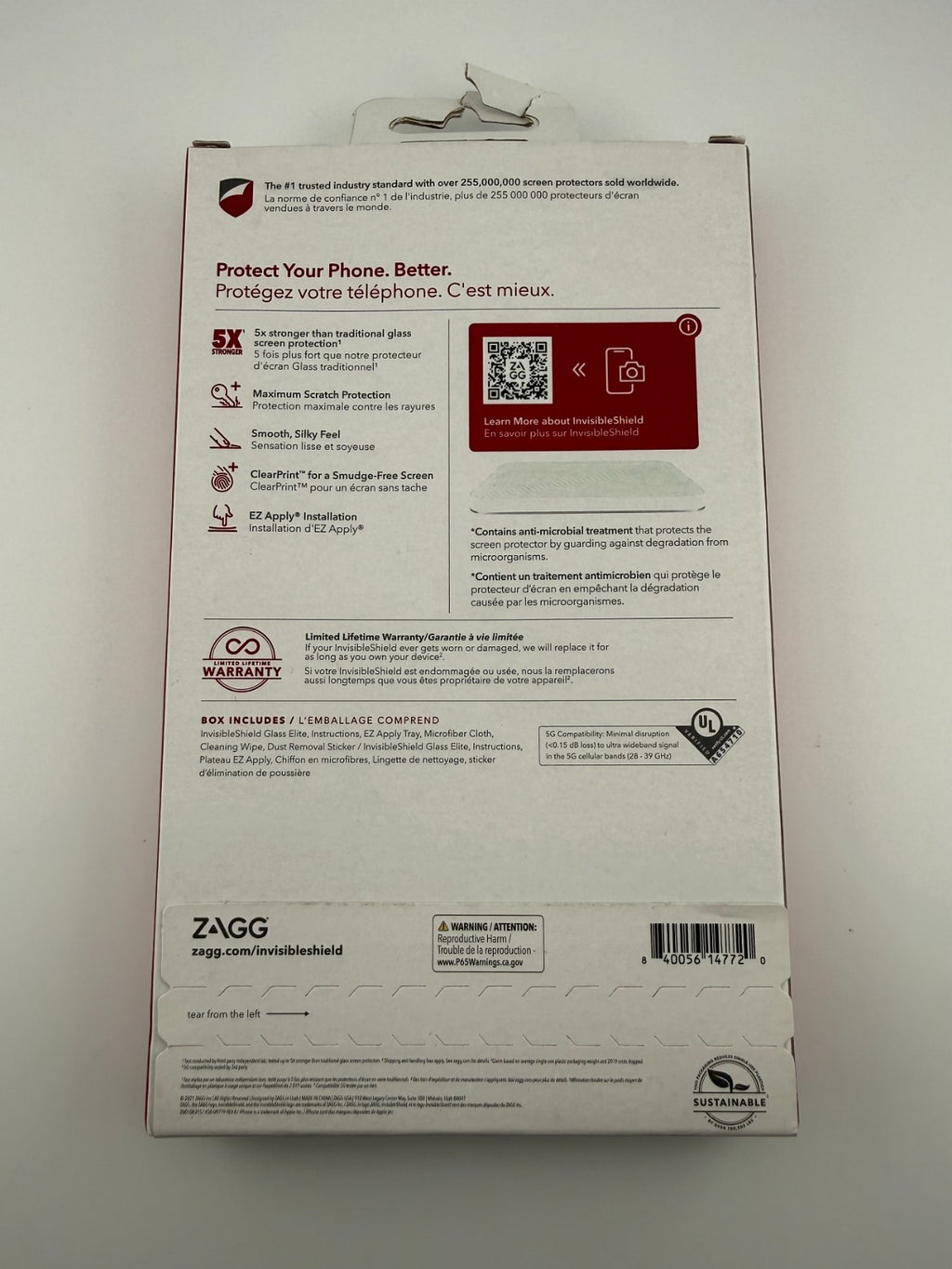 NEW ZAGG InvisibleShield 6.7" Glass Elite Screen Protector iPhone 13 Pro Max