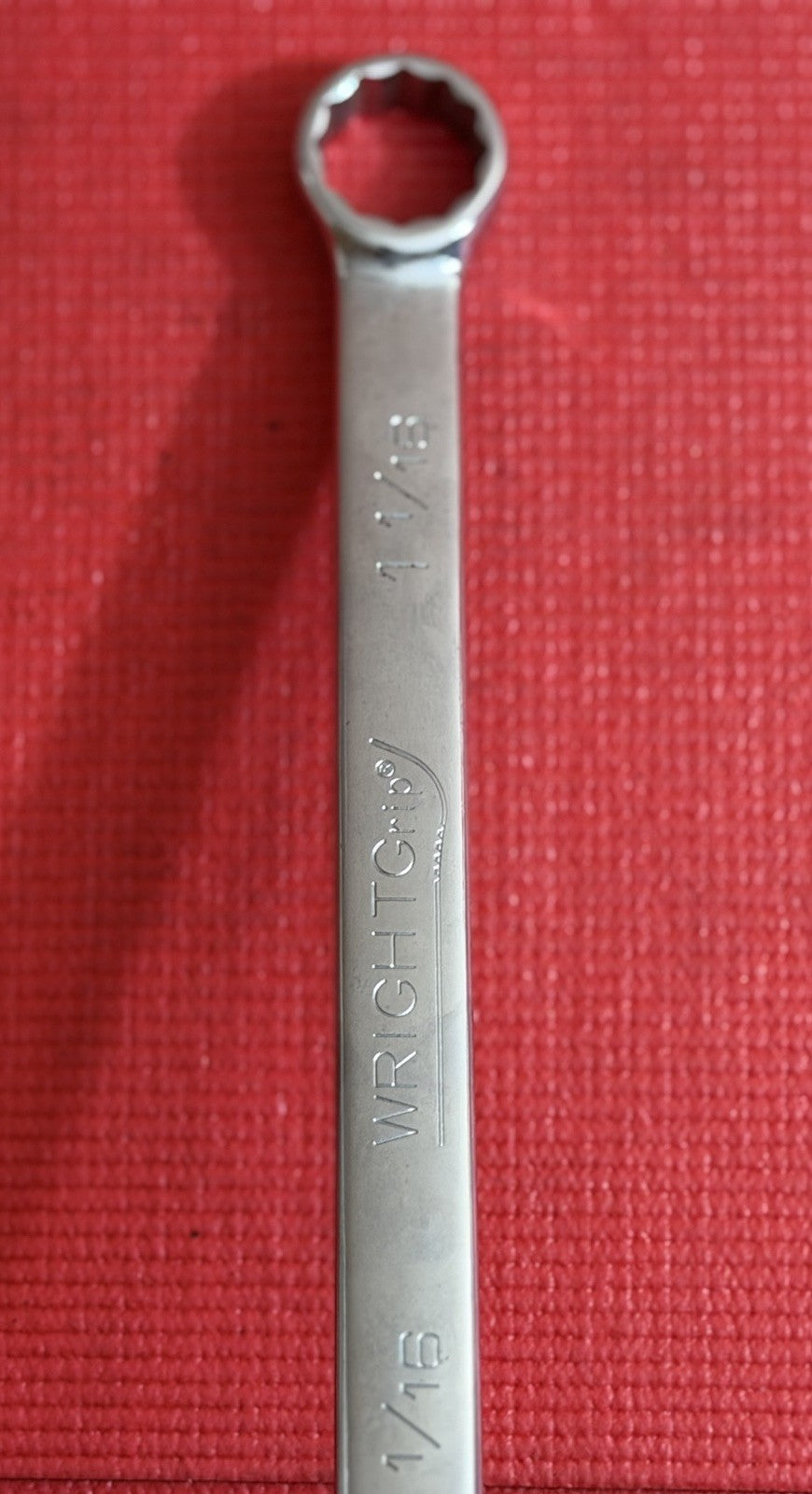 Wright Grip 1234 , 1-1/16" Combination Wrench Made In USA Excellent