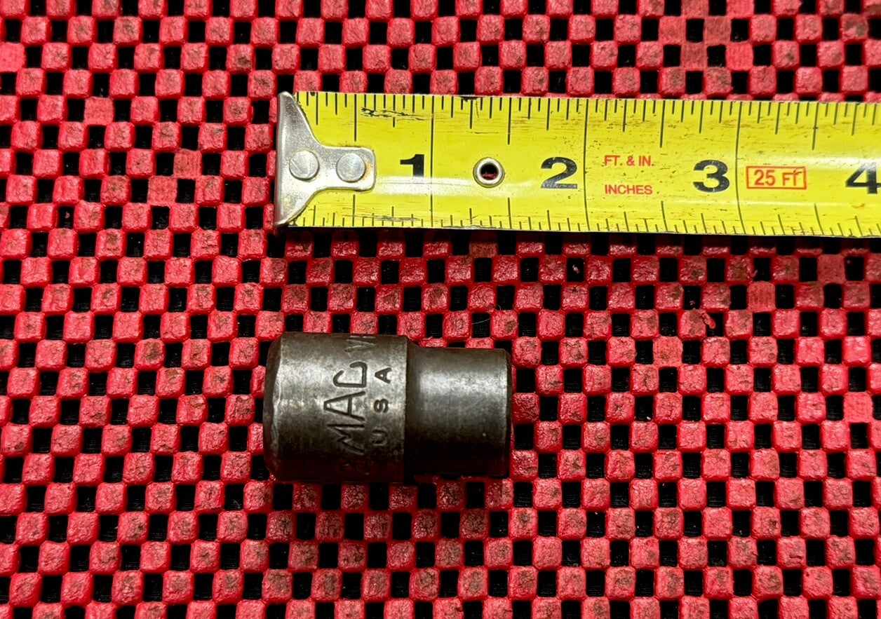 MAC TOOLS VP166 1/2" Shallow Impact Socket 1/2” Drive 6 Point Made In USA N7