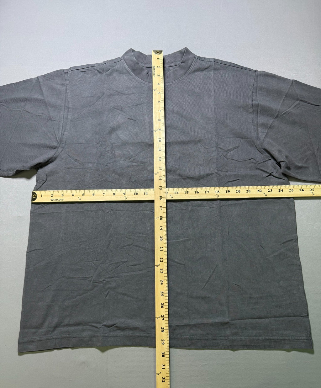 Yeezy YZY Gap Long Sleeve Shirt Men's Large Gray Crew Neck Streetwear Modern