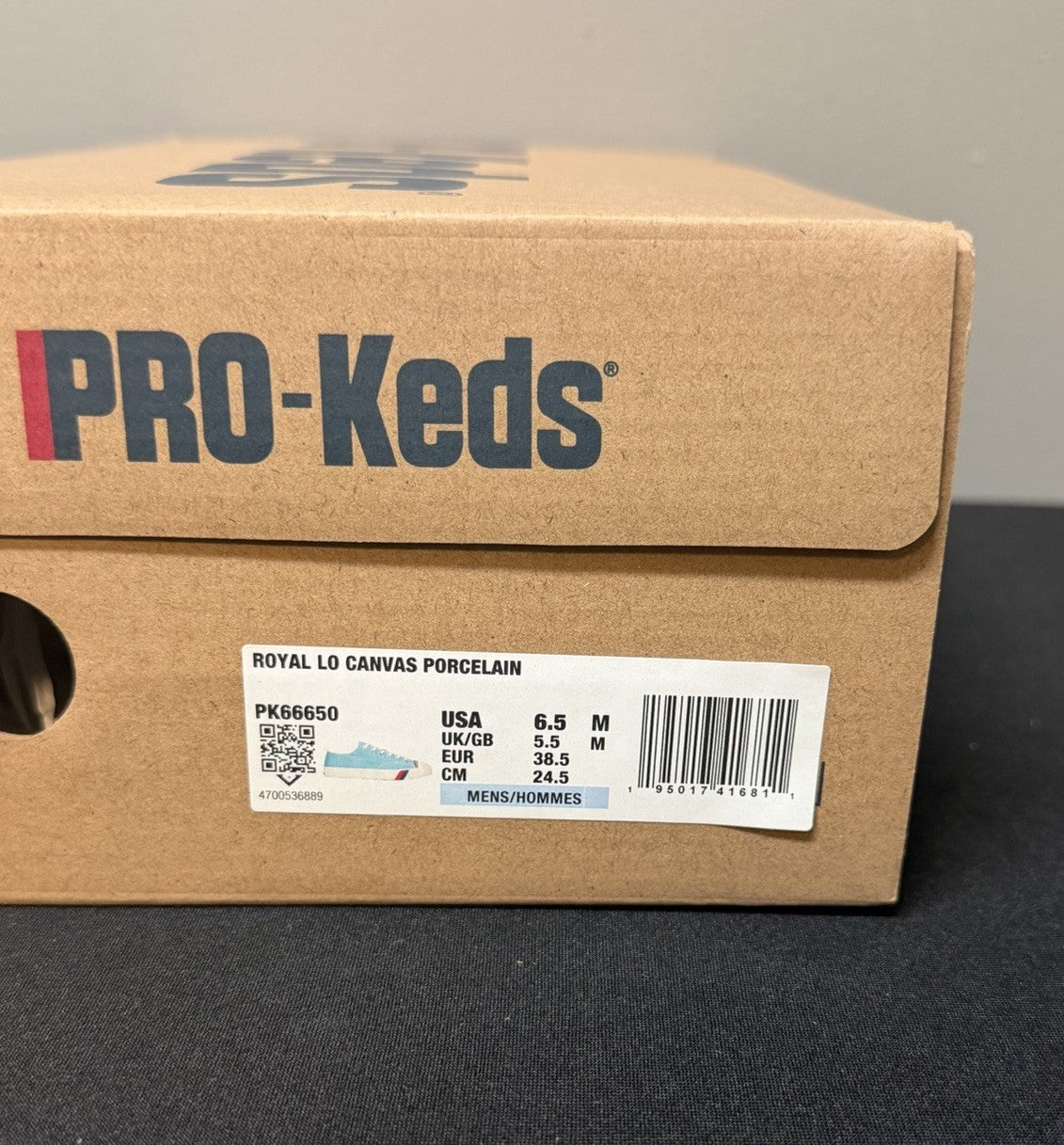 Keds Pro Royal Light Blue Canvas Retro Men’s Size 6.5 (M) Low Top Sneakers NWT