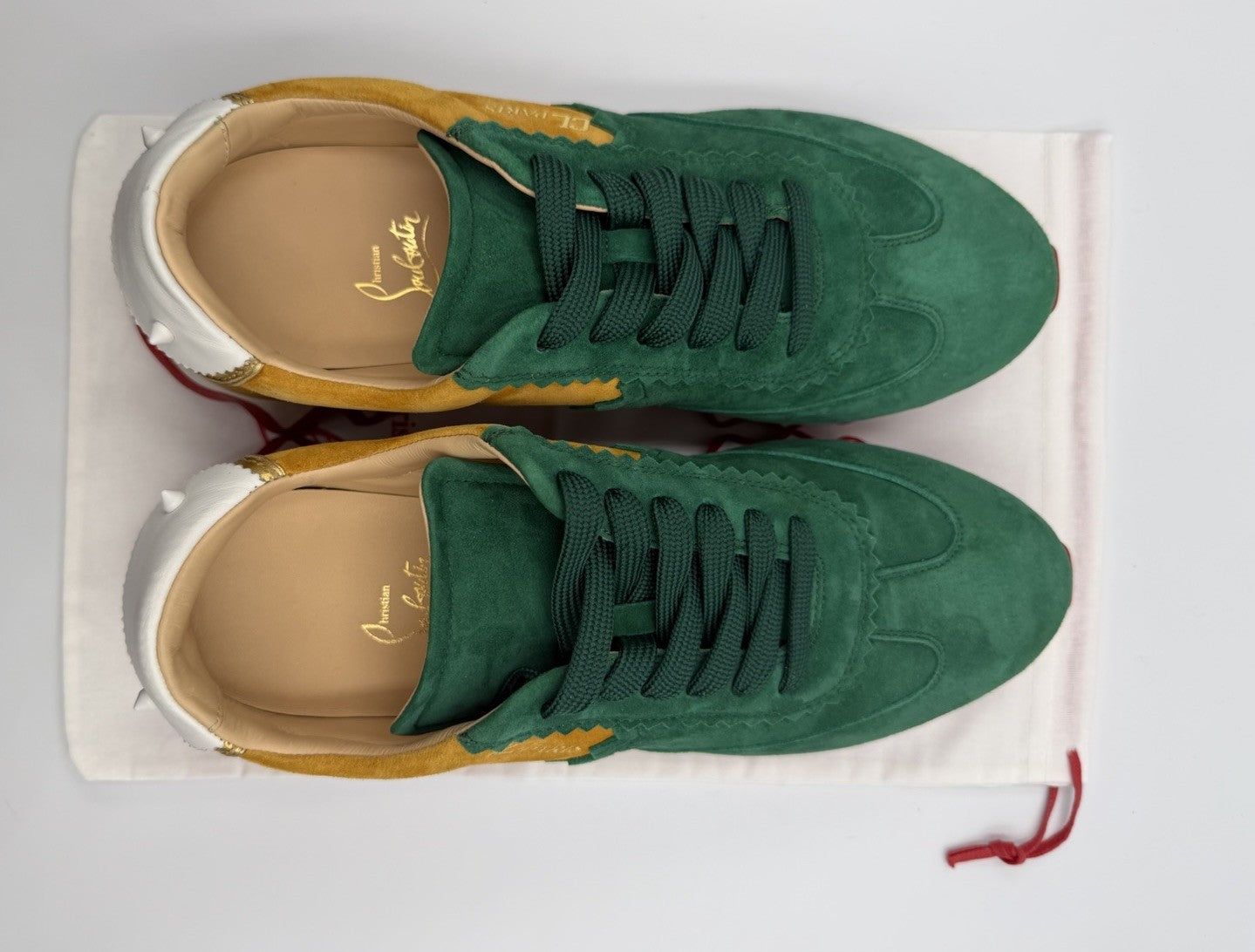 AUTHENTIC Christian Louboutin Loubishark Men's Suede Size 41.5 EU, 8.5 US NEW