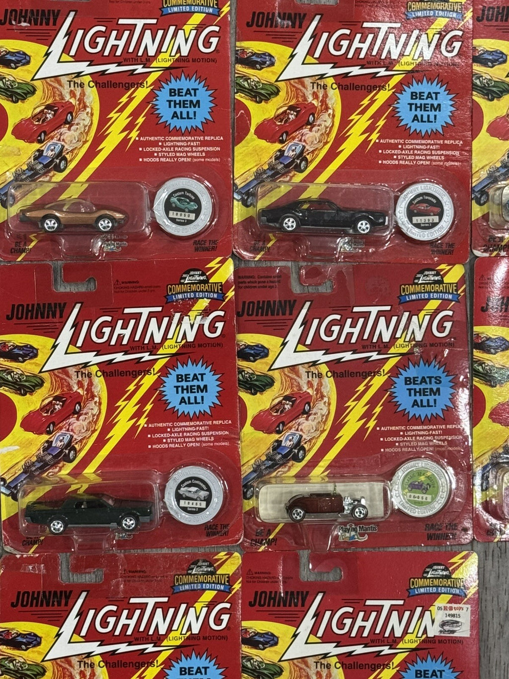 Johnny Lightning Commemorative Series NEW 1994 1995 -SET of 19Pc Limited Edition