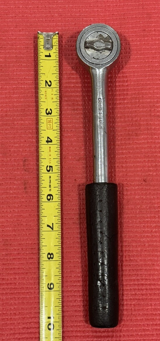 Vintage TrueCraft G374B  1/2” Drive Ratchet W/Black Handle Made In Japan Rare