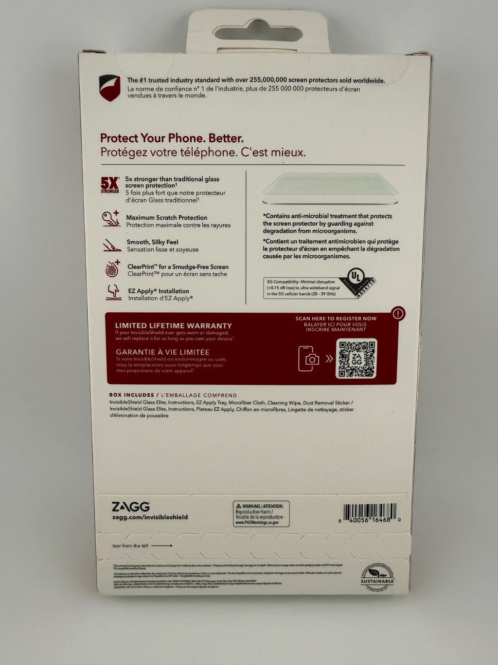 NEW ZAGG InvisibleShield Glass Elite Screen Protector for iPhone 14 Pro Max