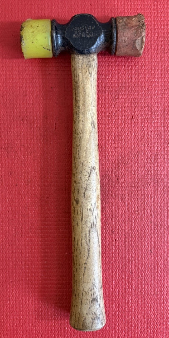 Vaughan SF12 12oz Soft Face Hammer 12" Wood Handle Made In USA
