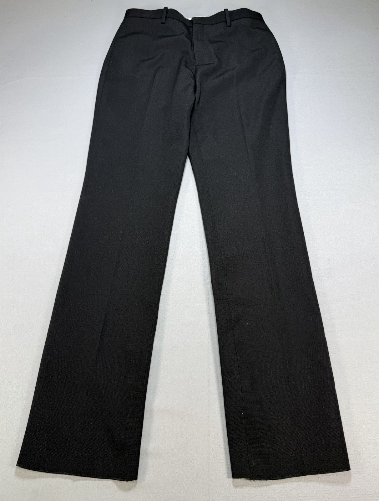 NEW Off-White Seasonal Pants Black Buckle Dry Wool Slim Men's Size 52   $1317.00