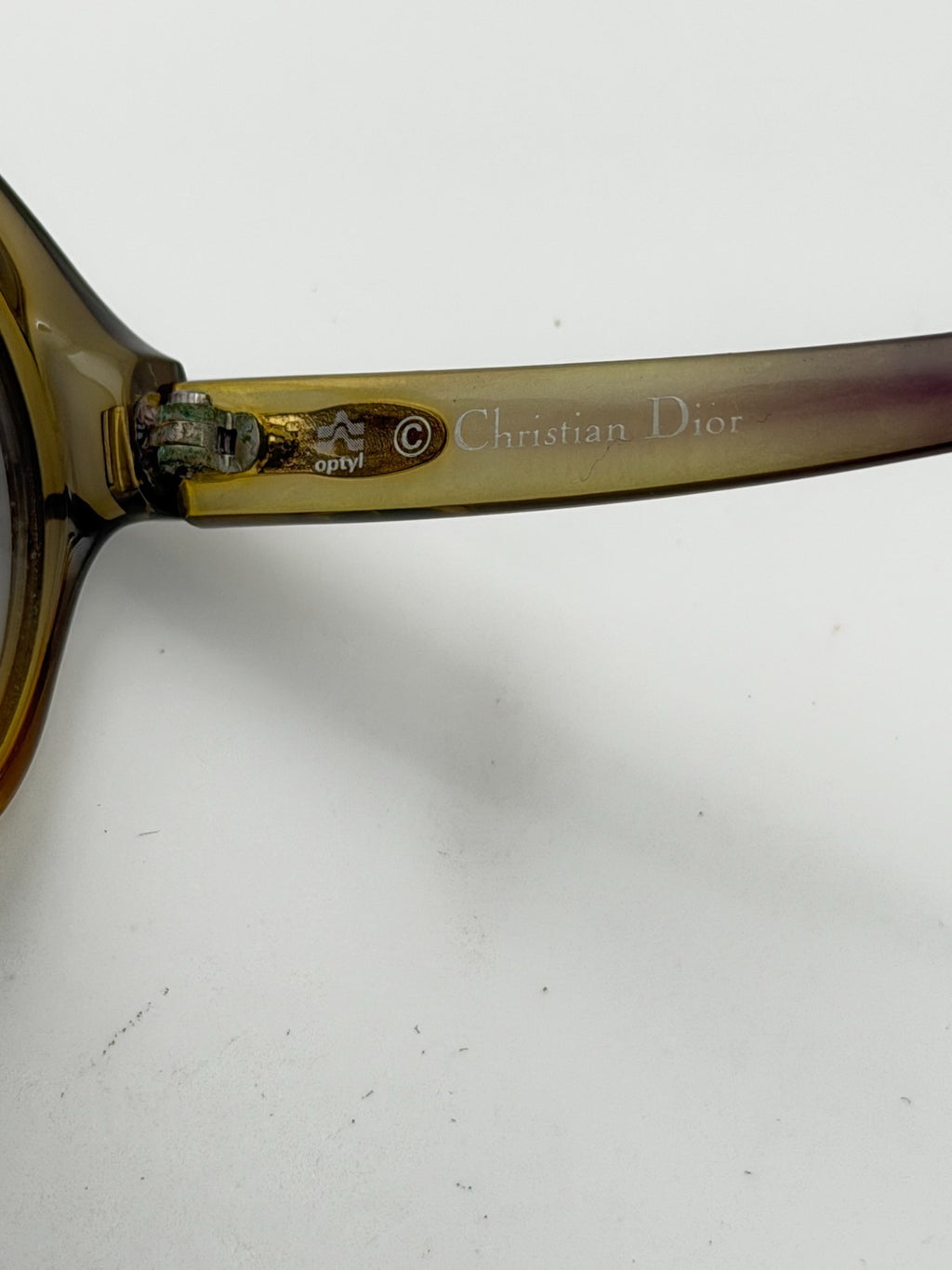 Christian Dior Eyewear Sunglasses Women's Brown Frame with Certificate & Pouch