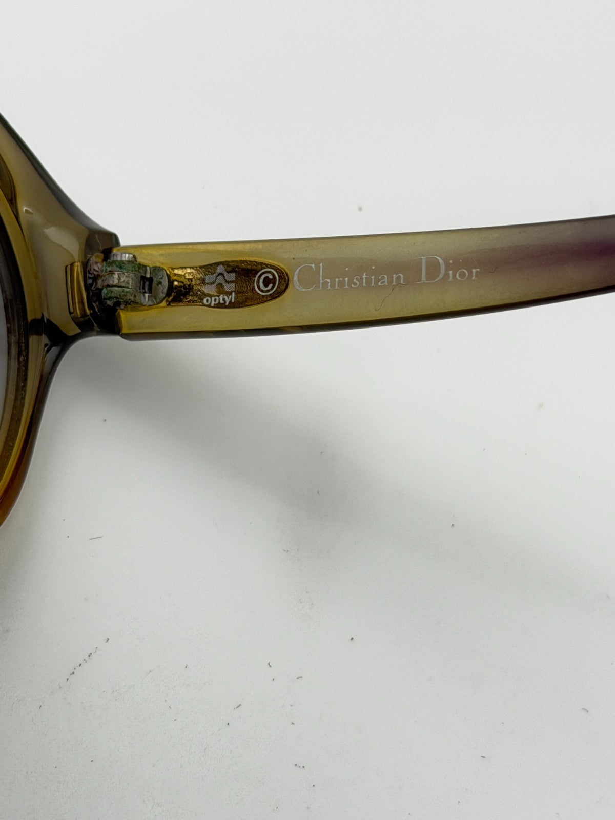 Christian Dior Eyewear Sunglasses Women's Brown Frame with Certificate & Pouch