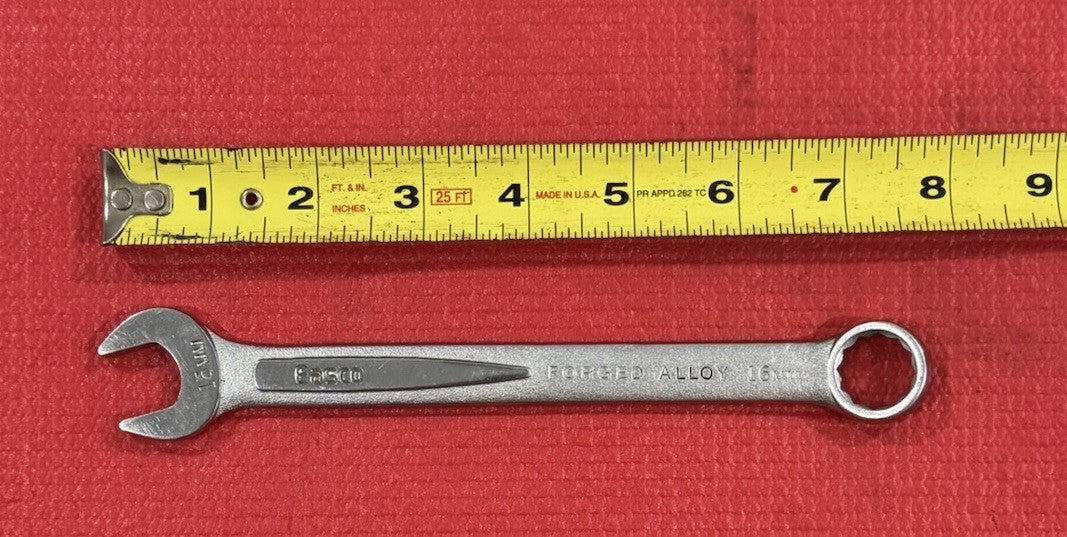 Vintage Easco Tools 63-616  16 mm Combination Wrench Made In USA NEW