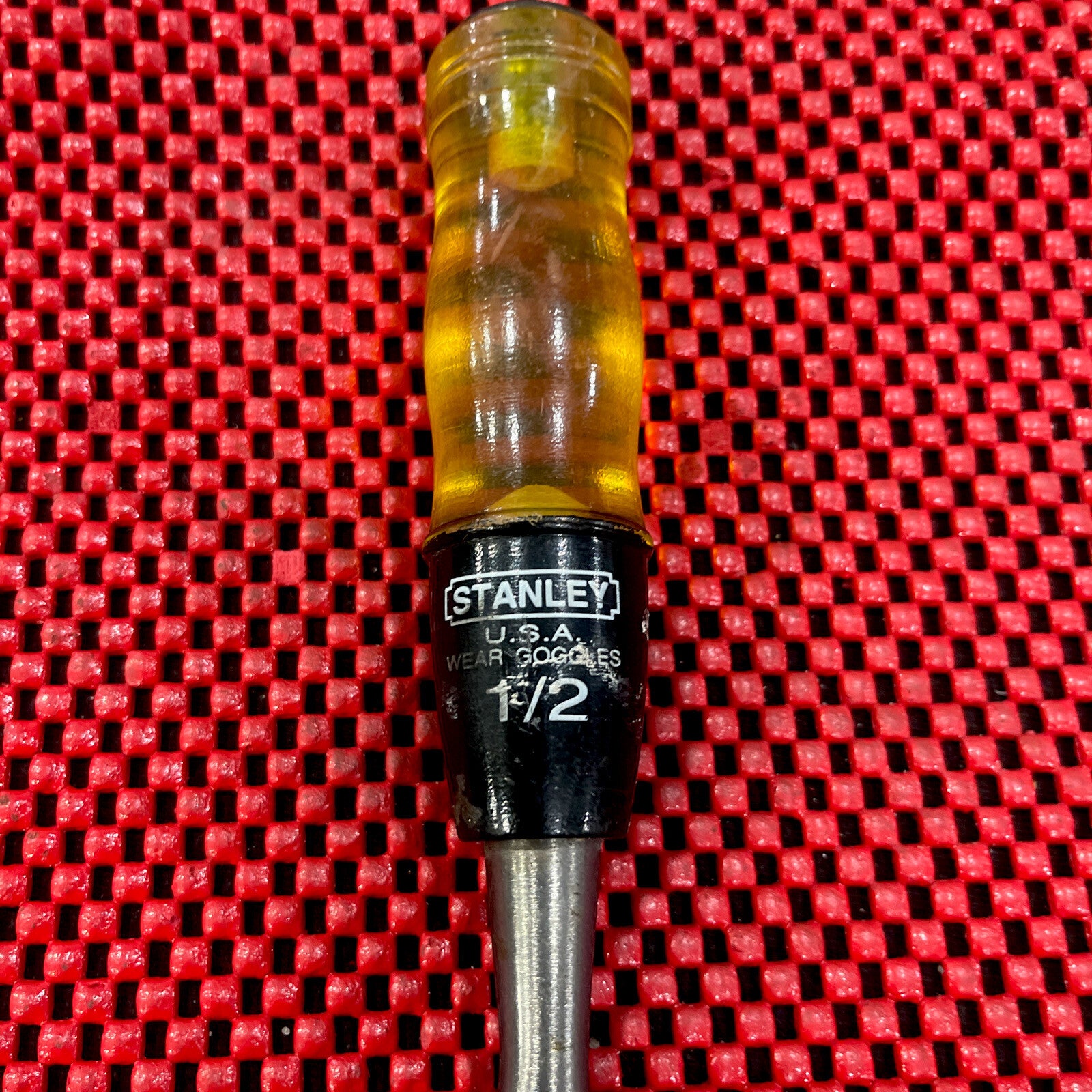 Vintage Stanley Bevel Edge Woodworking Chisel 1/2'' Wide Made In USA M5