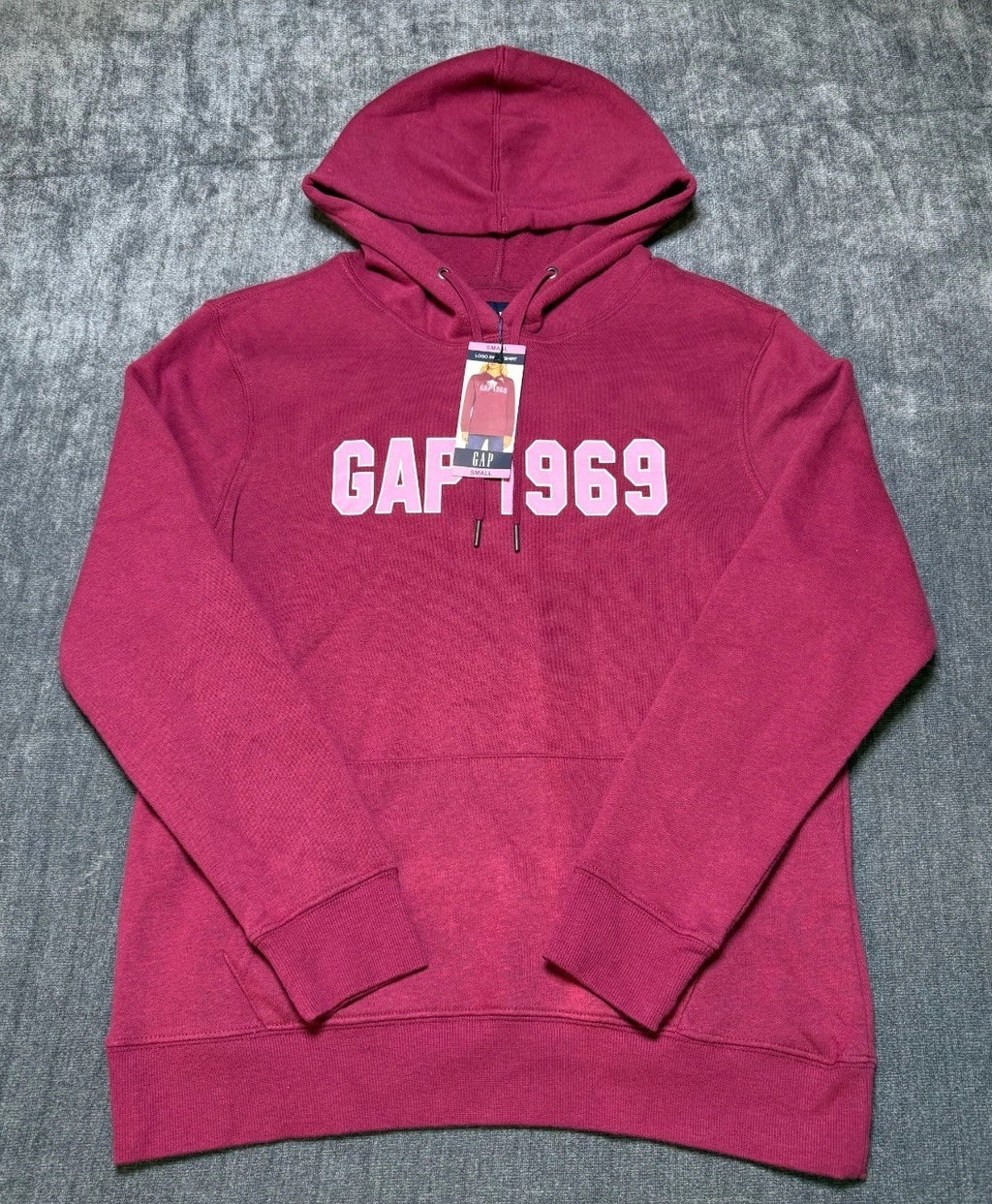 NWT Gap Hooded Sweatshirt Women's Small Purple Long Sleeve Drawstring Gorpcore