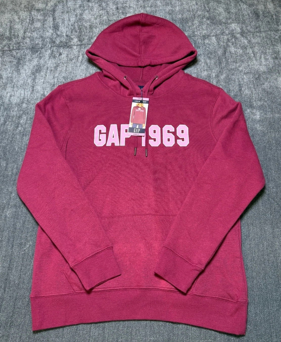 NWT Gap Hooded Sweatshirt Women's Small Purple Long Sleeve Drawstring Gorpcore