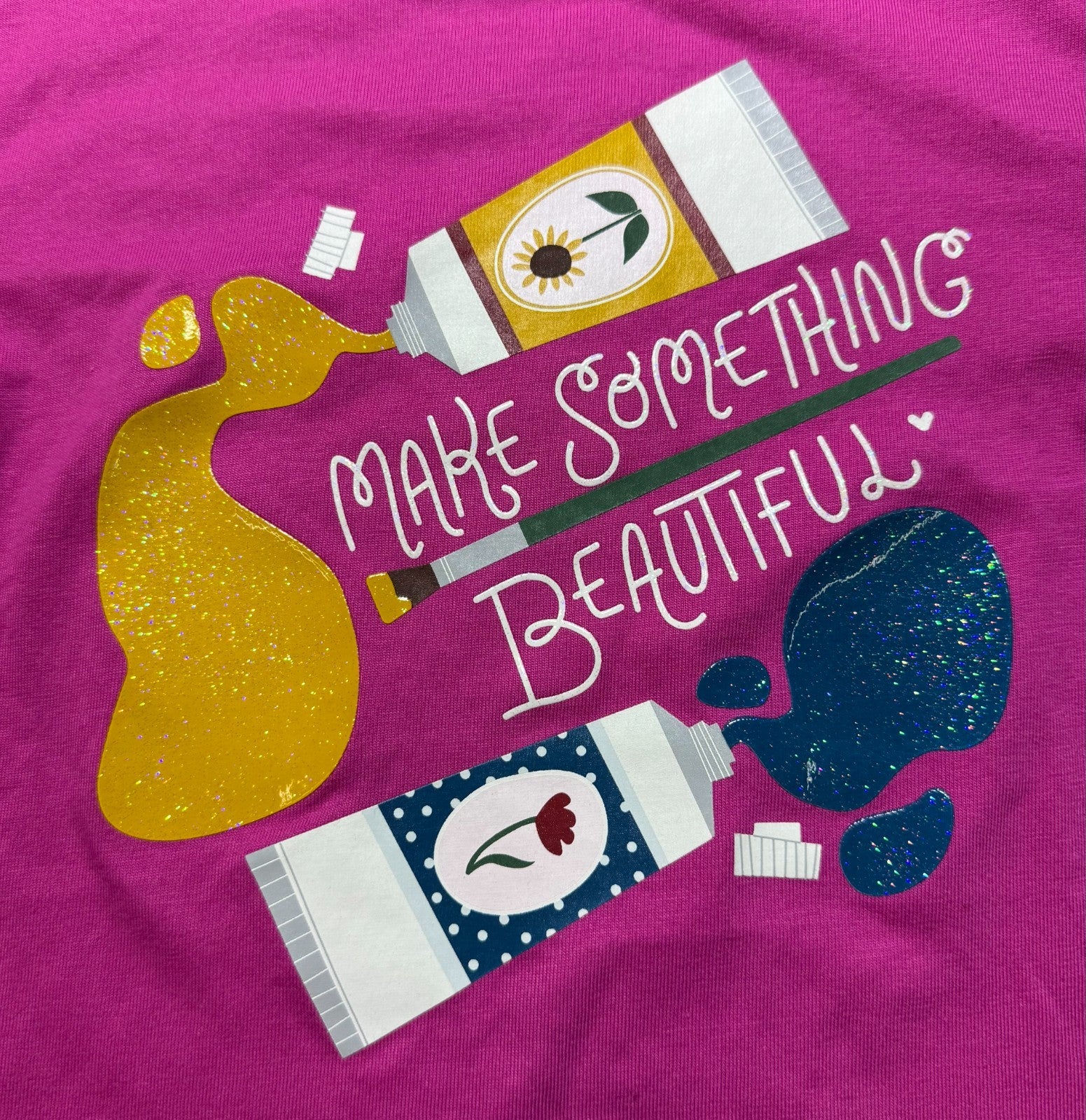 NWT Member's Mark Long Sleeve Graphic Tee Shirt Girls Baby 3T Crewneck Pullover