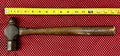 Vintage True Temper  No.1224 Ball Peen Hammer w/ 15" Hickory Wood Handle  USA N3