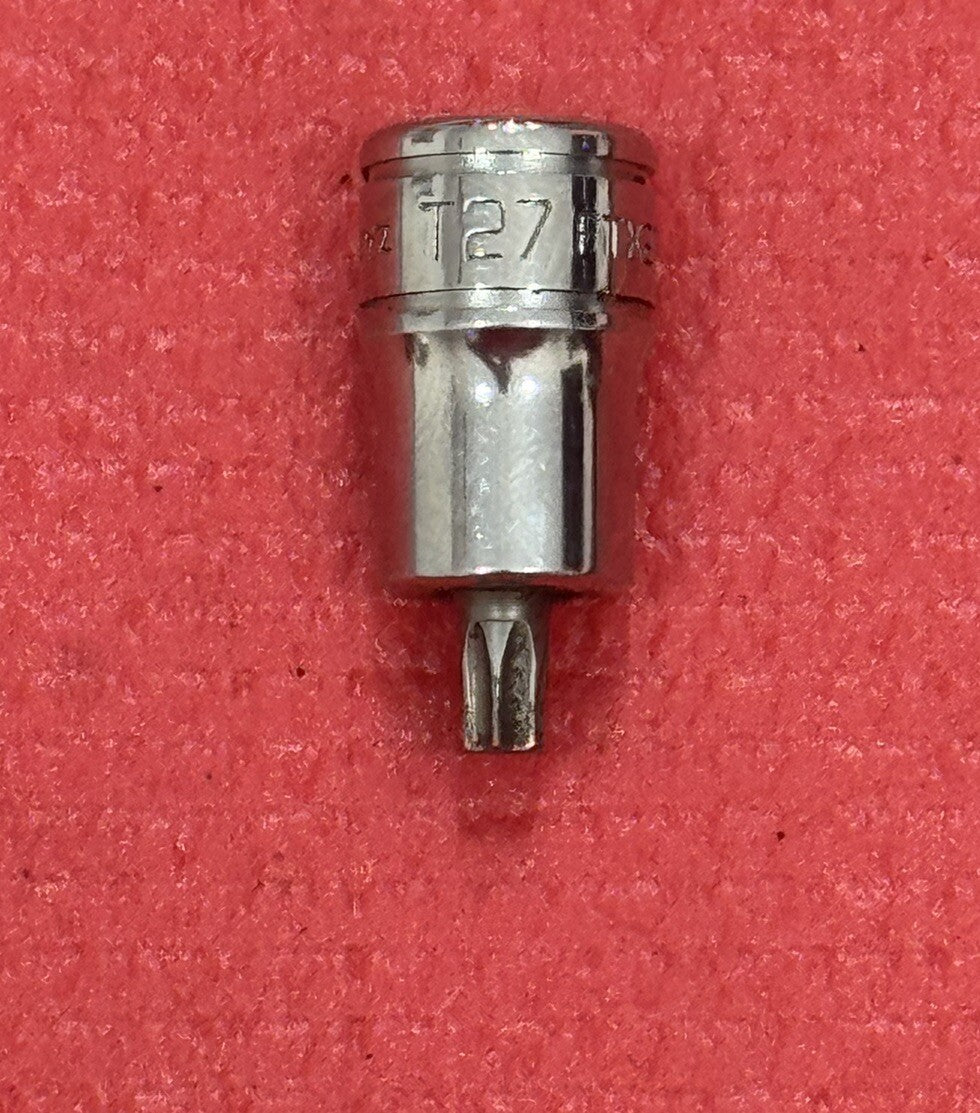 Snap-On Tools FTX27SE Torx T27 3/8” Drive Stubby Bit Socket Driver Made in USA