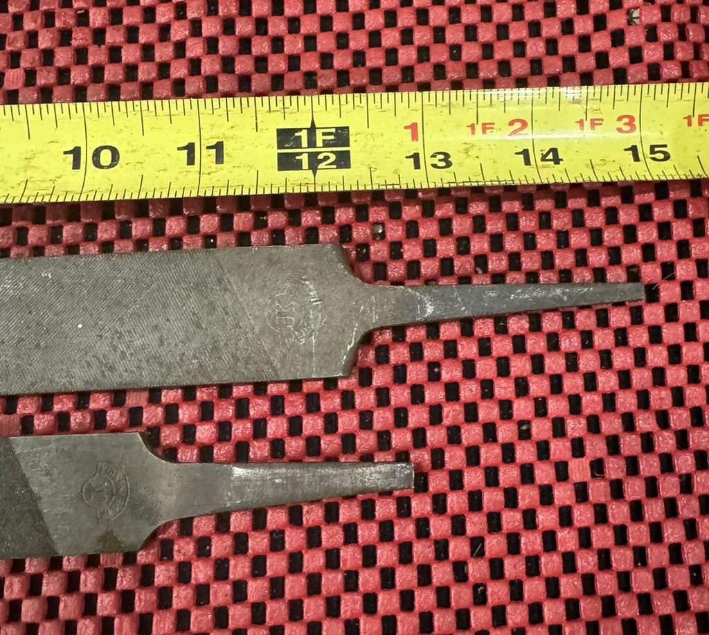 Vintage JK Sunflower Bastard File 2 Pc Set  Smooth,2nd Cut 10”,12”-Made In India