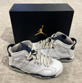 Nike Air Jordan 6 Retro GS Midnight Navy White GradeSchool Size 4Y, 384665-141