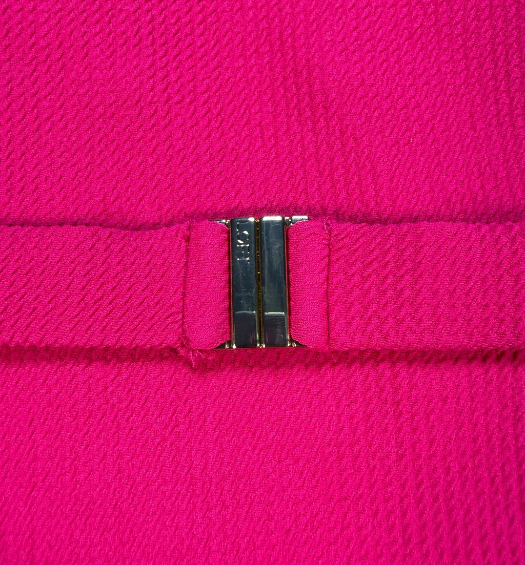 NWT Loft Asymmetrical Textured One-Piece Swimsuit Women's XL Pink Summer Beach