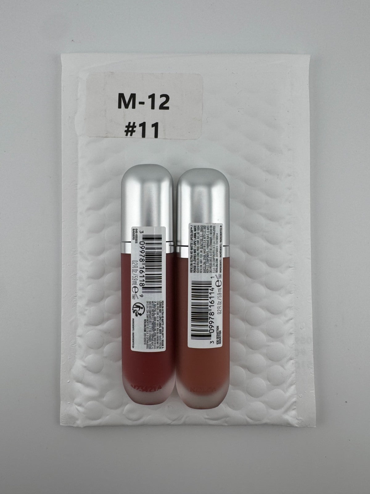 NEW Revlon Ultra HD Matte Lipcolor Womens Lightweight Liquid Lipstick - Set of 2
