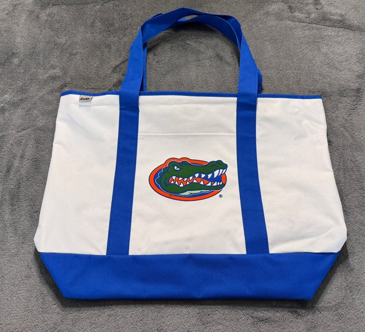 New Vintage Desden Florida Gators White & Blue with Logo Tote Bag