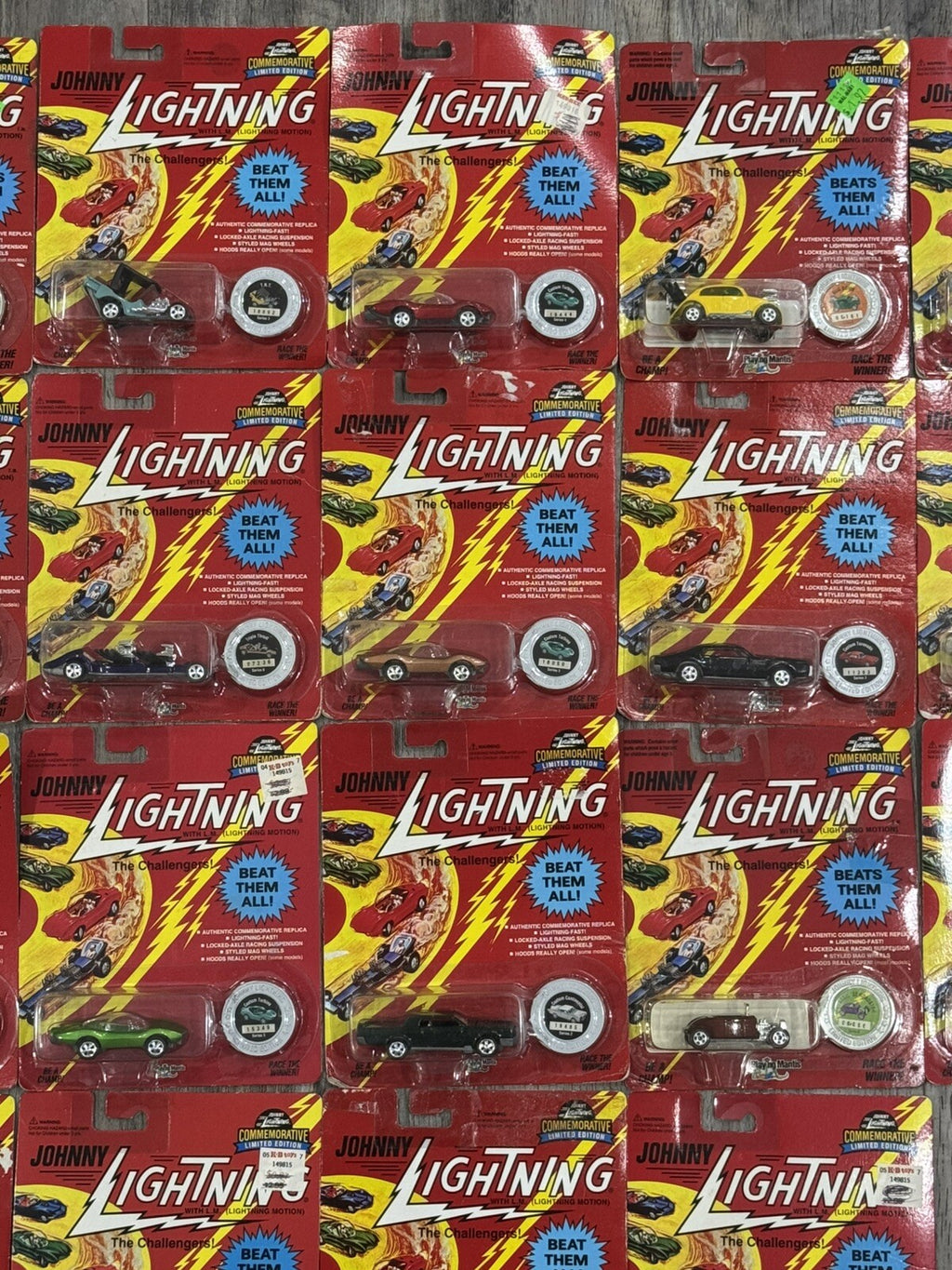 Johnny Lightning Commemorative Series NEW 1994 1995 -SET of 19Pc Limited Edition