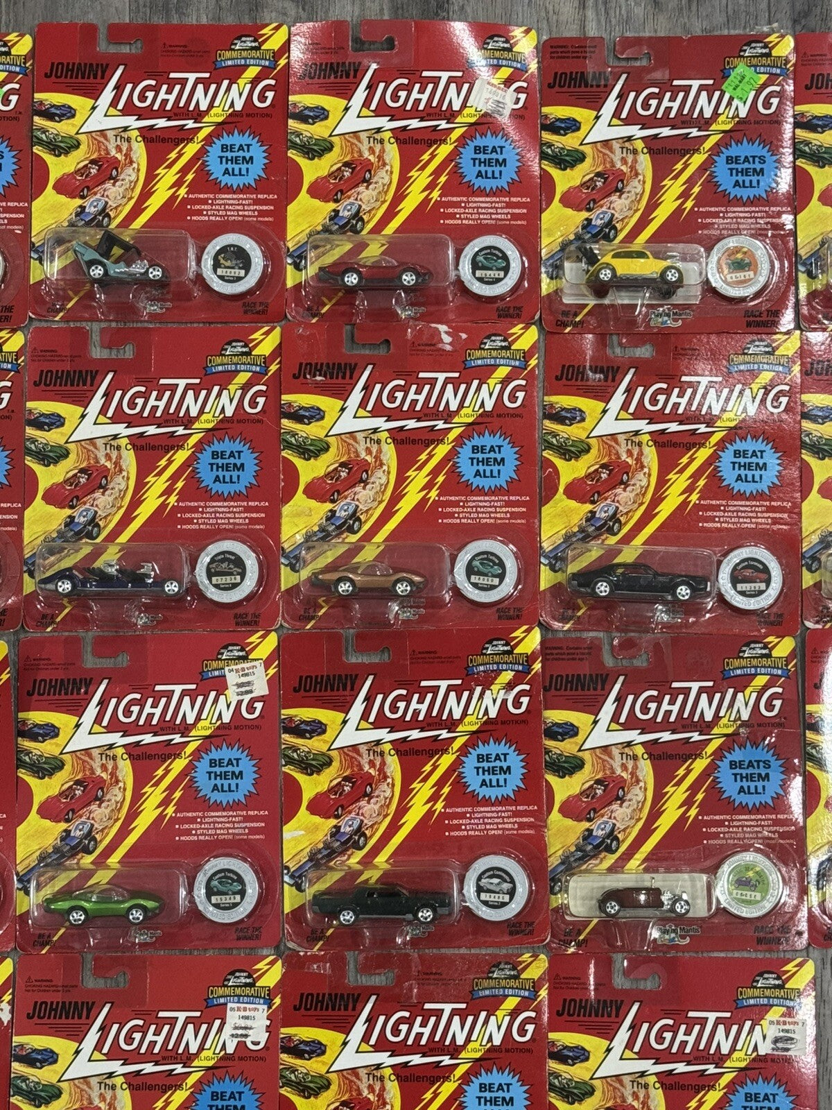 Johnny Lightning Commemorative Series NEW 1994 1995 -SET of 19Pc Limited Edition
