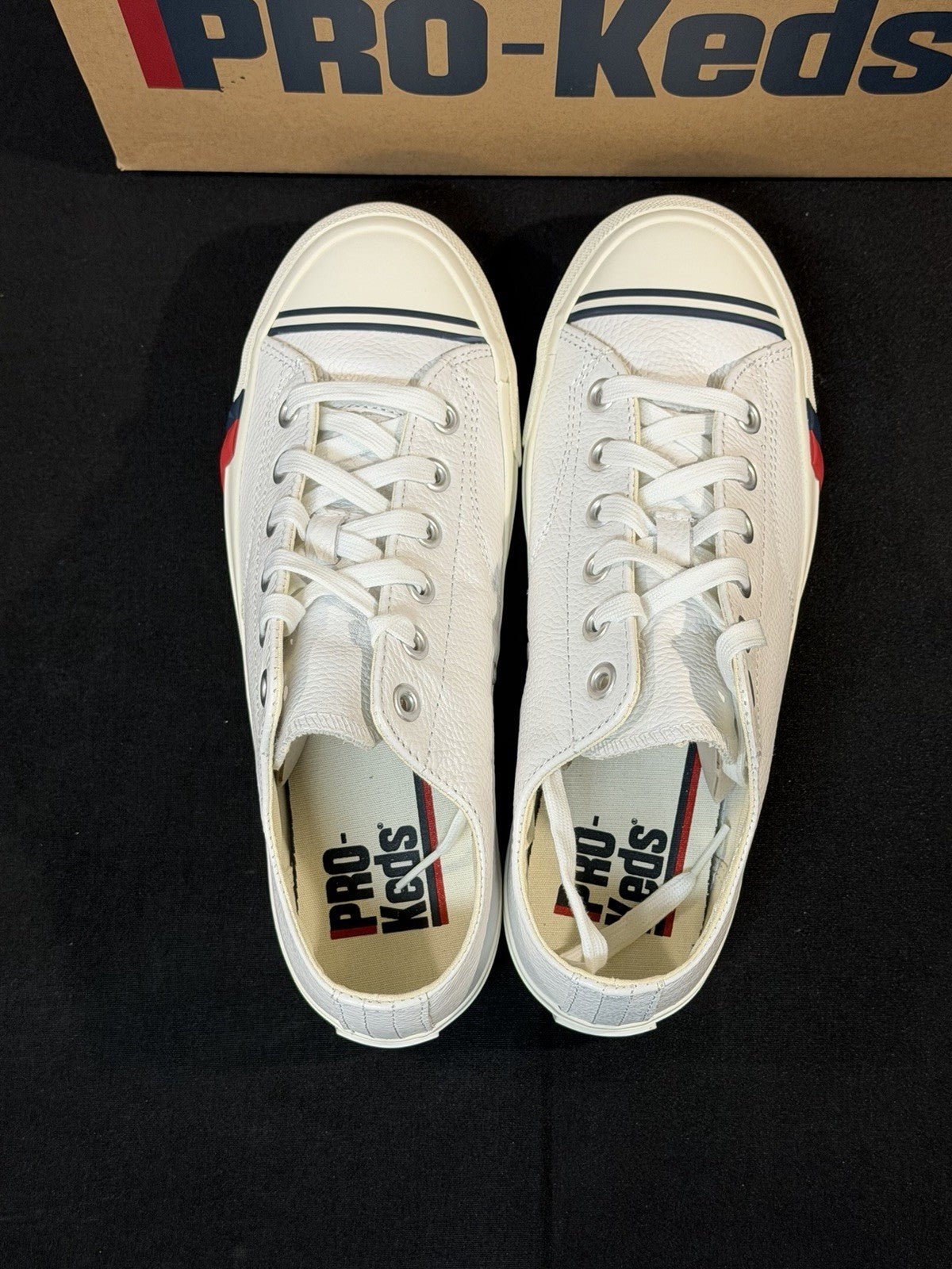 Pro-Keds Royal Lo Lace Up Men's Size 12 (M) White Leather Shoes Sneaker NWB