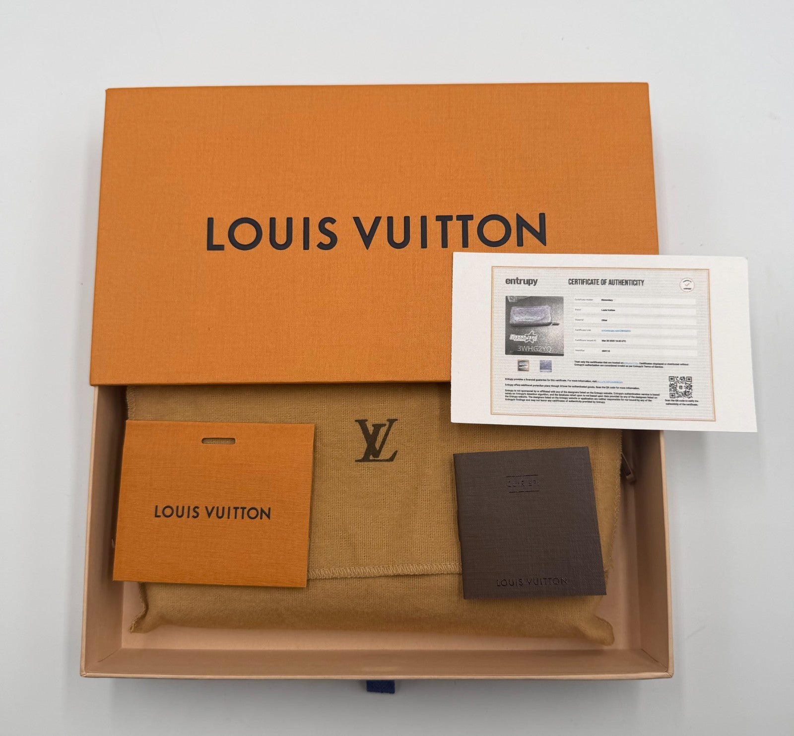 Louis Vuitton Monogram Zippy Organizer Wallet Women's Blue Ostrich Leather