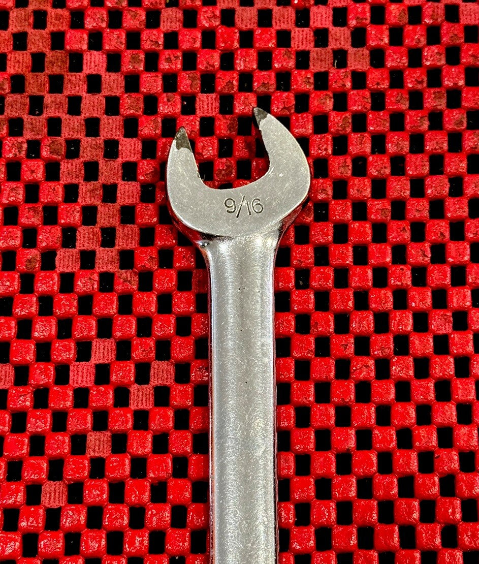 SNAP ON TOOLS OEX-18 9/16" SAE 12PT COMBINATION WRENCH MADE IN USA N2