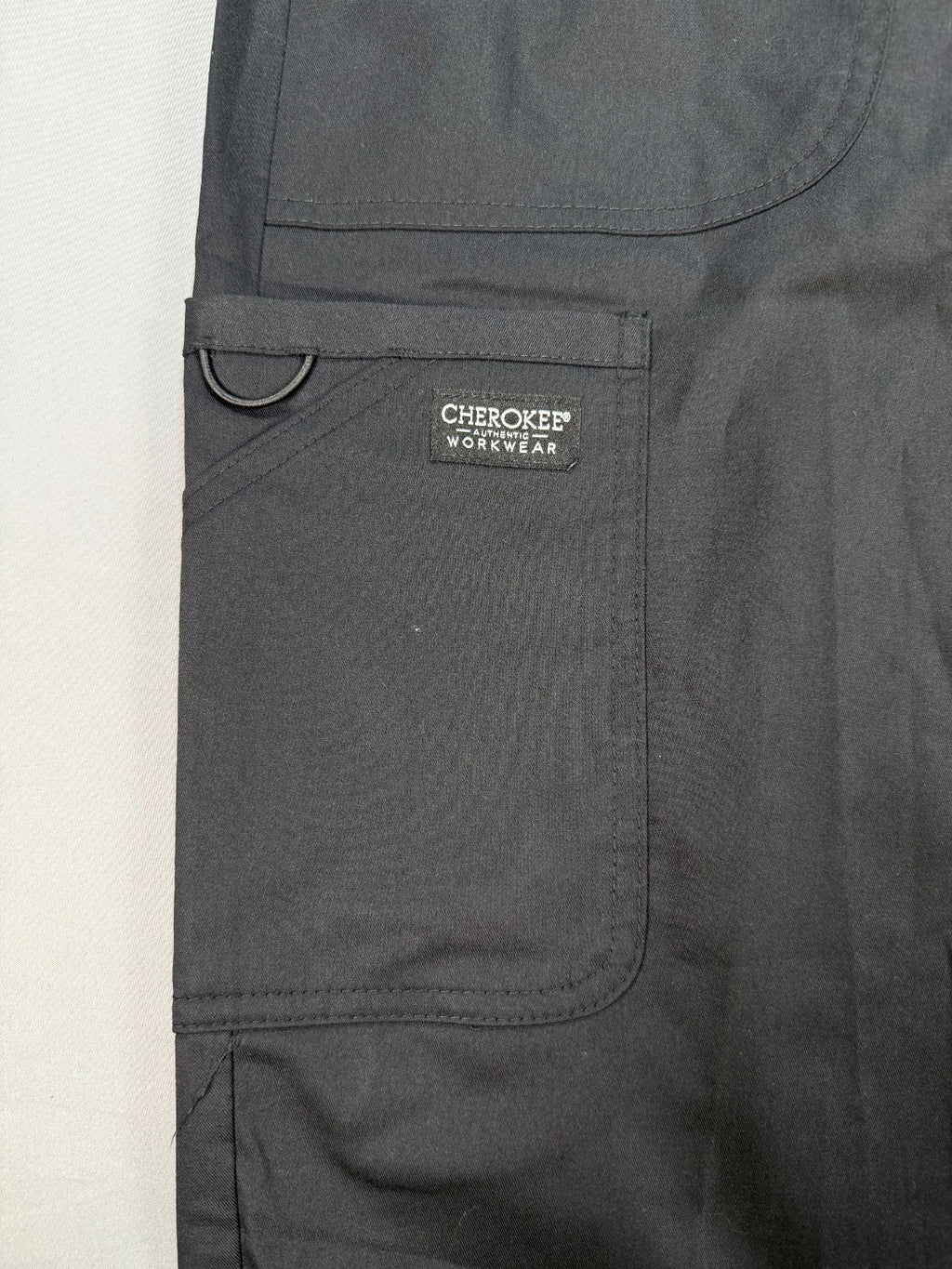 Cherokee Revolution Scrub Pants Women's Medium Black Drawstring Elastic Waist