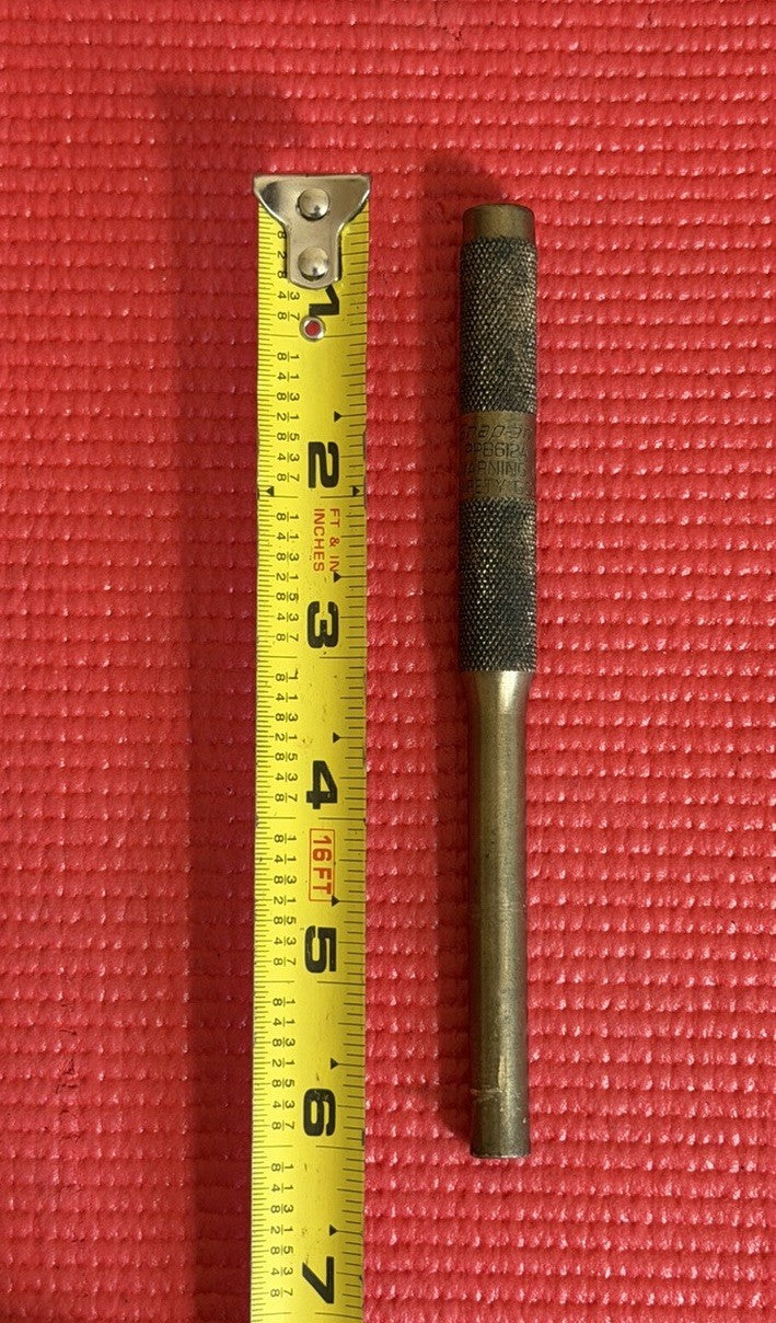 Snap On Tools PPB612A 6" Length 3/8" Bronze Pin Punch tool Made In Usa