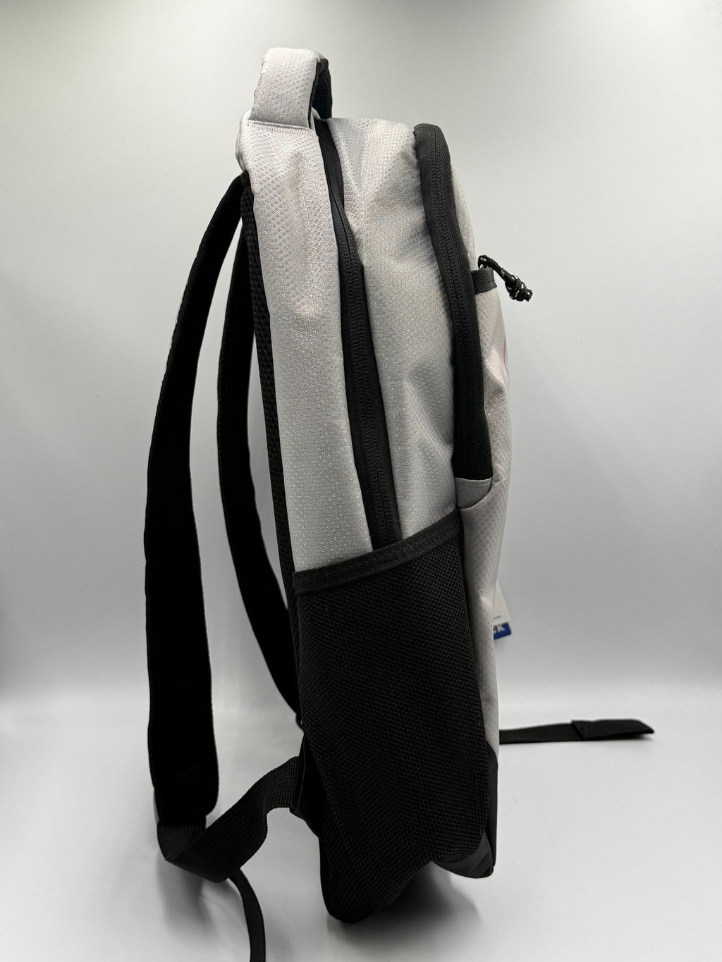 NWT Champion Center Backpack Gray Black Red Fits 17" Laptop School Travel Bag