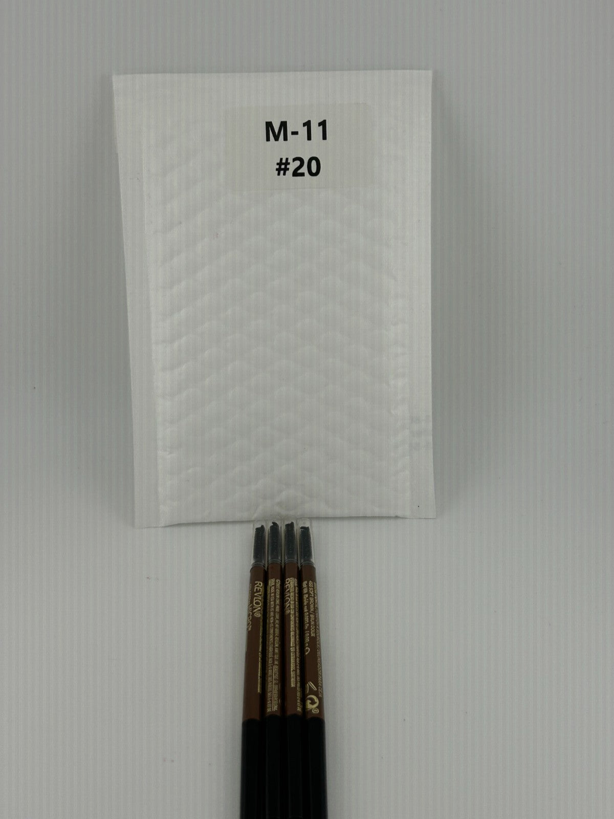 Lot of 4 Revlon Colorstay Long Lasting Natural Micro Brow Pencil #453 Soft Brown