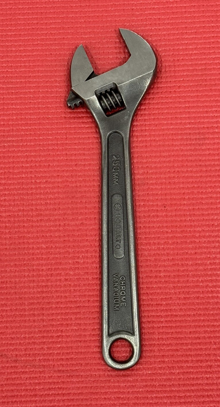 Vintage Kobalt 10” Adjustable Wrench 250mm Chrome Vanadium New