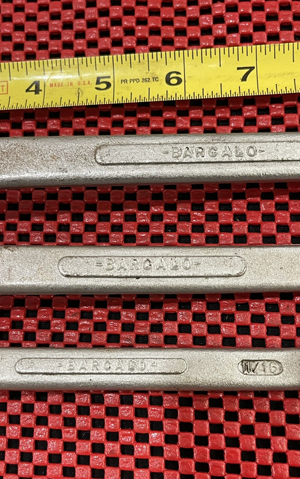 Barcalo 3 Pc Set Double Box Offset SAE Wrench Set Made in USA  N1