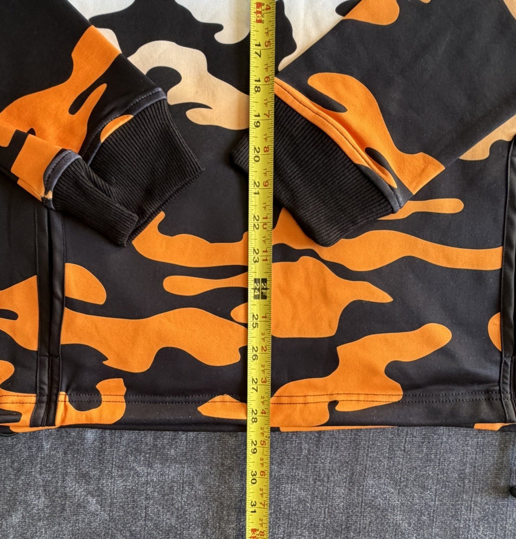 CREATE 2MRW Men's Size Small (S) Black Camo Pullover Sweatshirt Crewneck NWT