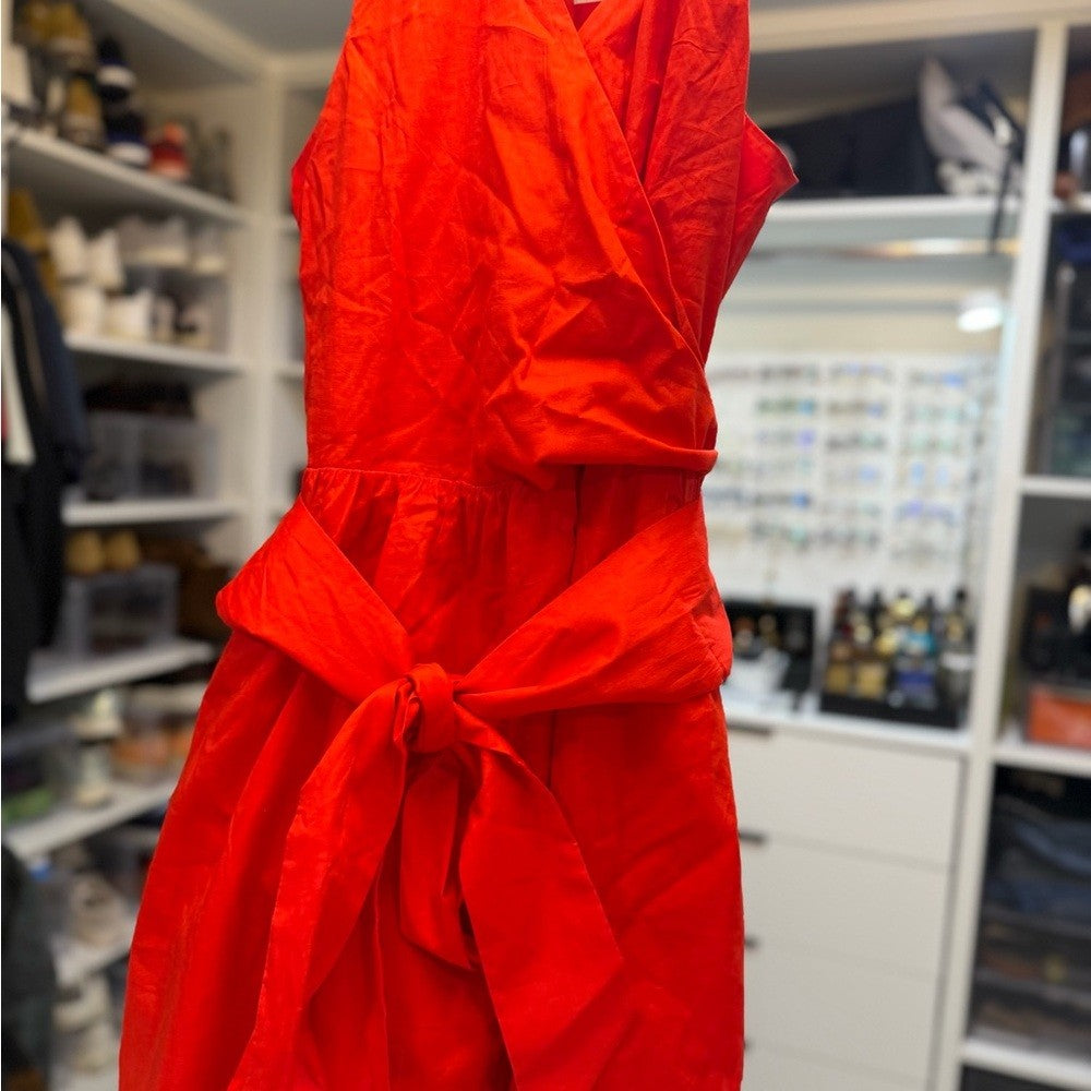 Banana Republic Bold Orange Dress