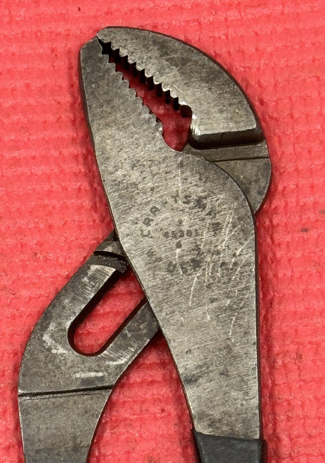 Vintage Craftsman 45381 Tongue & Grove 9 1/2" Arc Joint Pliers Black Handle USA