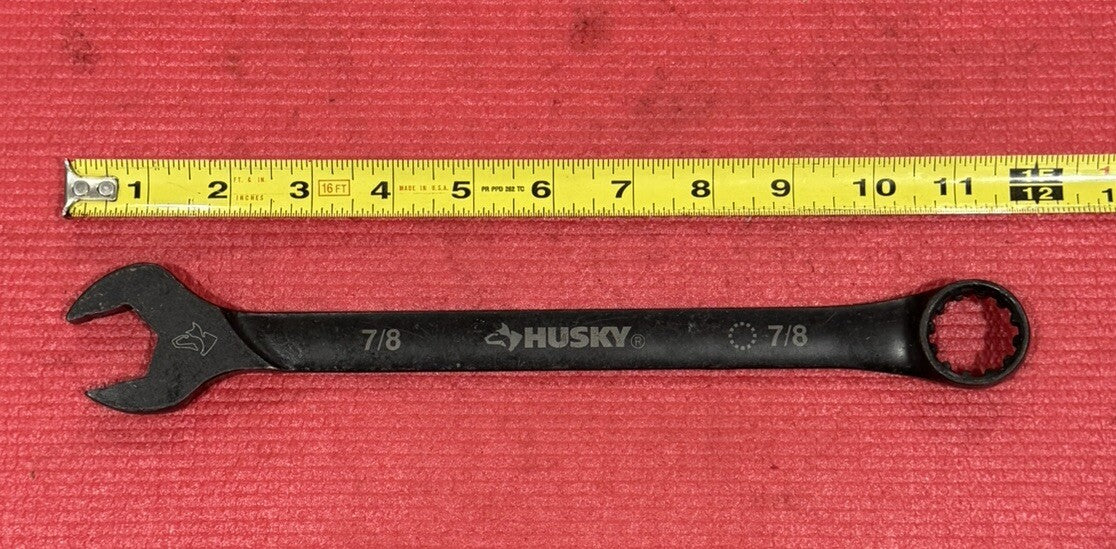 Husky Tools 7/8” SAE Universal Combination Wrench Black