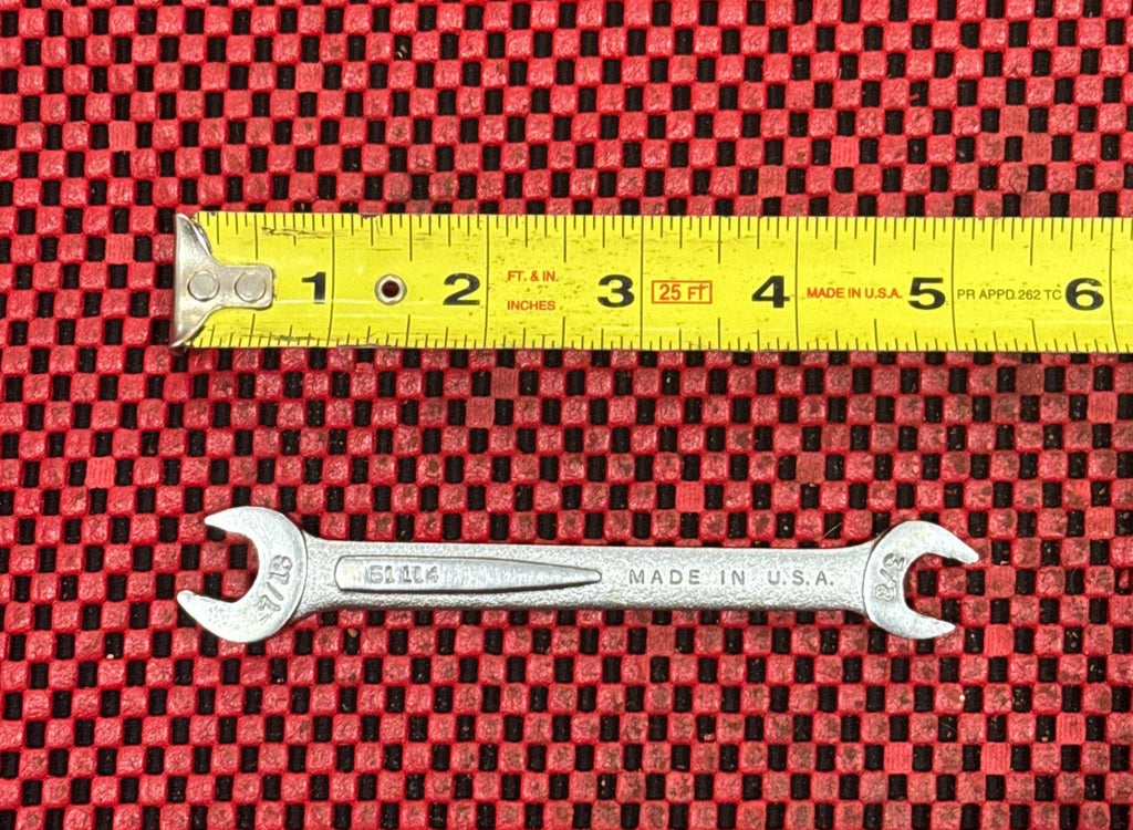 Vintage Easco Wrench 3/8" X 7/16" USA OPEN END WRENCH 61114 NOS MADE IN USA N5