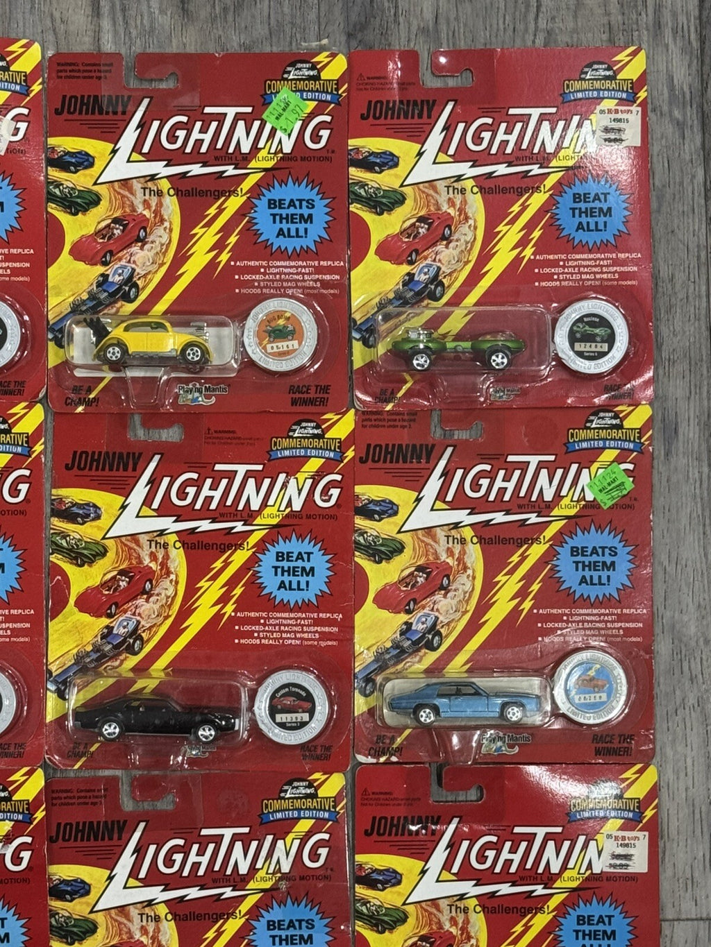 Johnny Lightning Commemorative Series NEW 1994 1995 -SET of 19Pc Limited Edition