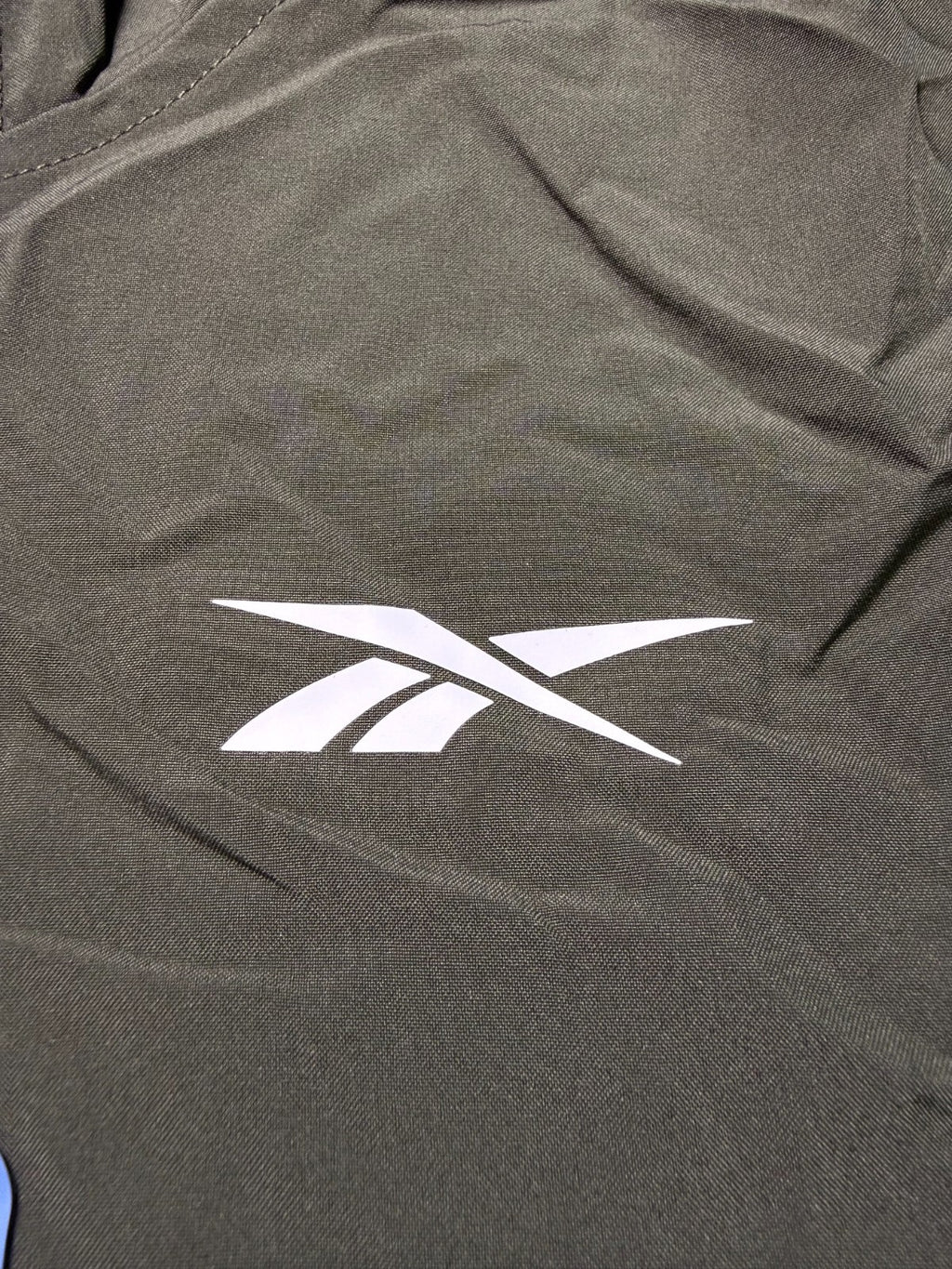 NWT Reebok Training Jacket Men's Large Green Black Classic Windbreaker Full Zip