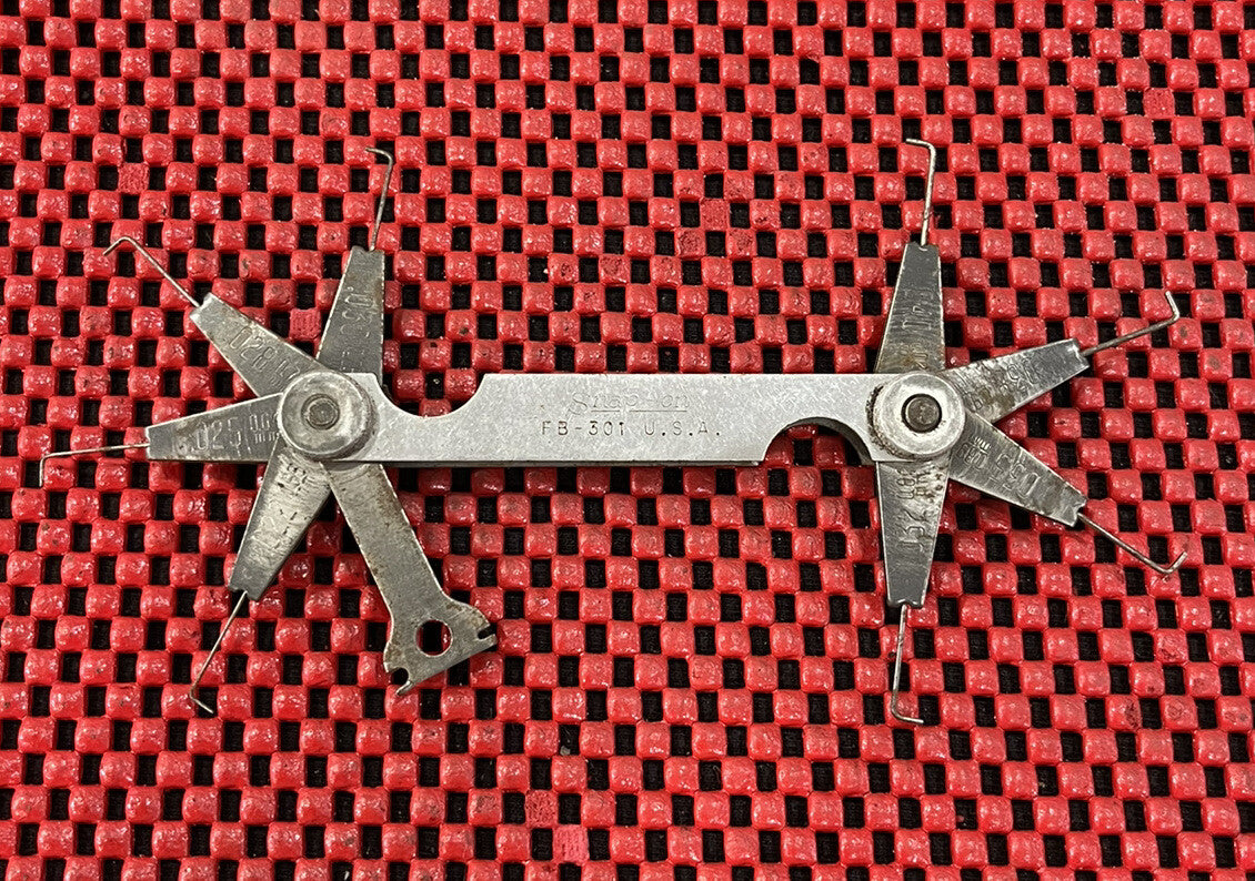 Snap-on Tools FB-301 .022 -. 040 Wire Gap for Point Ignition Systems Gage Usa M5