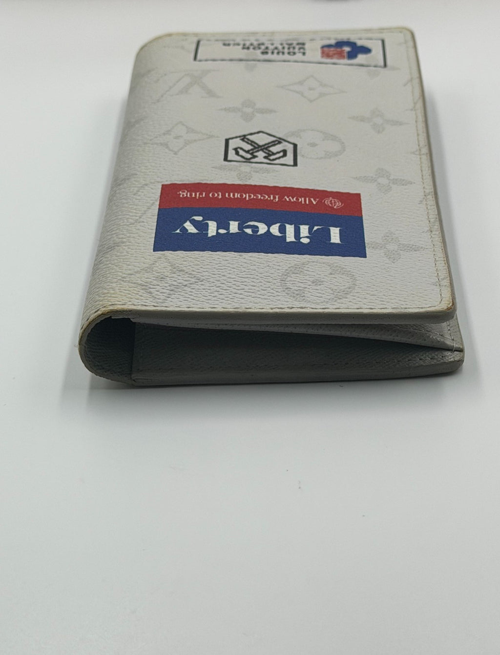 Louis Vuitton Brazza Wallet Men's Limited Edition Logo Story Monogram Canvas