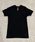 Polo Ralph Lauren T-Shirt Men's Medium (M) Black Red Pony Short Sleeve Casual