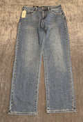 NWT Express Embellished Jeans Women's 10 Blue Denim Straight-Leg Casual 5-Pocket